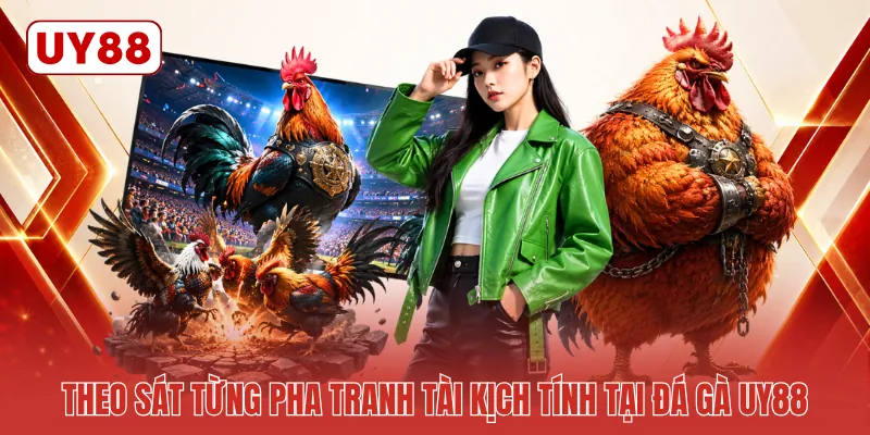 Theo sát từng pha tranh tài kịch tính tại đá gà UY88